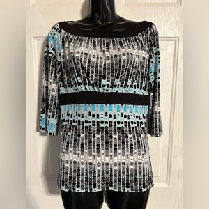 AB Studio Polka Dot Top